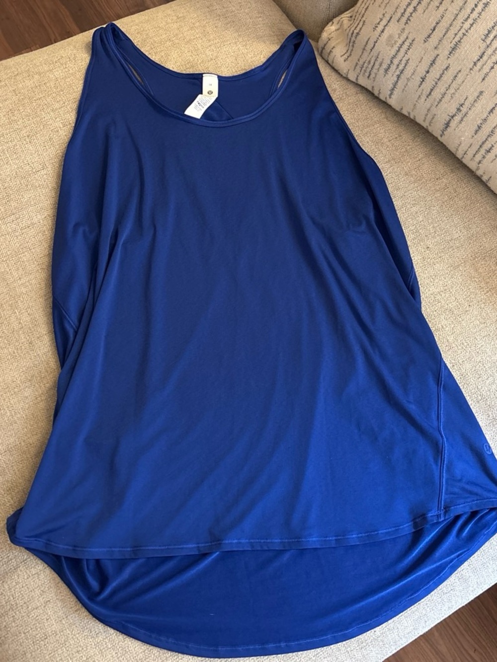Women's Lululemon Sleeveless Scoop Neck Tank Top - Royal Blue